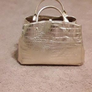 Gold Satchel Handbag
